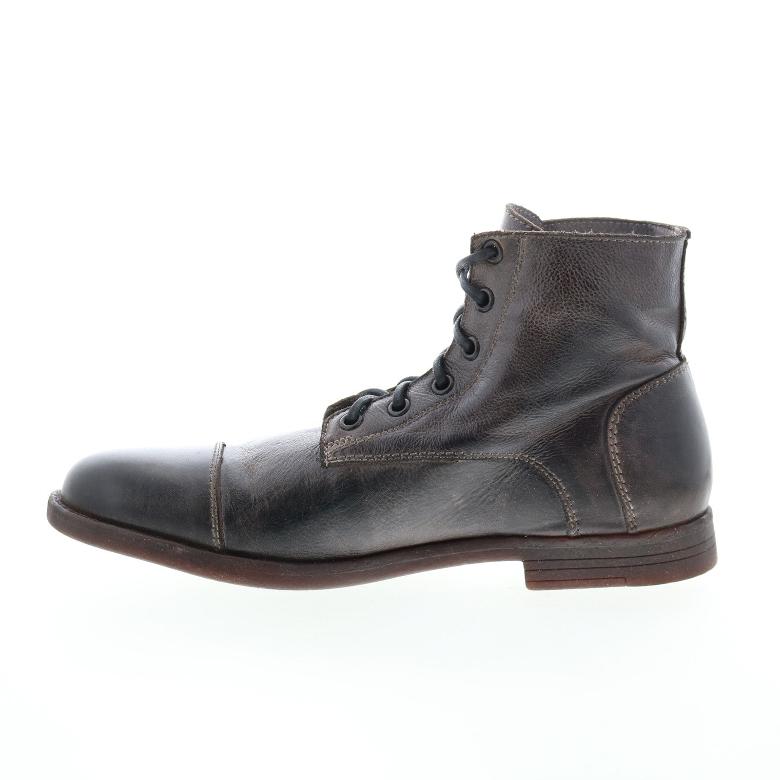 Bed Stu leonardo F479009 Mens Brown Leather Lace Up Casual Dress Boots