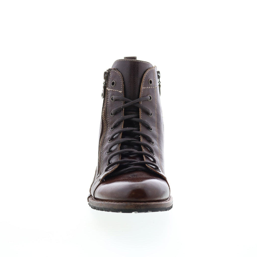 Bed Stu Old Bowen F479014 Mens Brown Leather Lace Up Casual Dress Boots