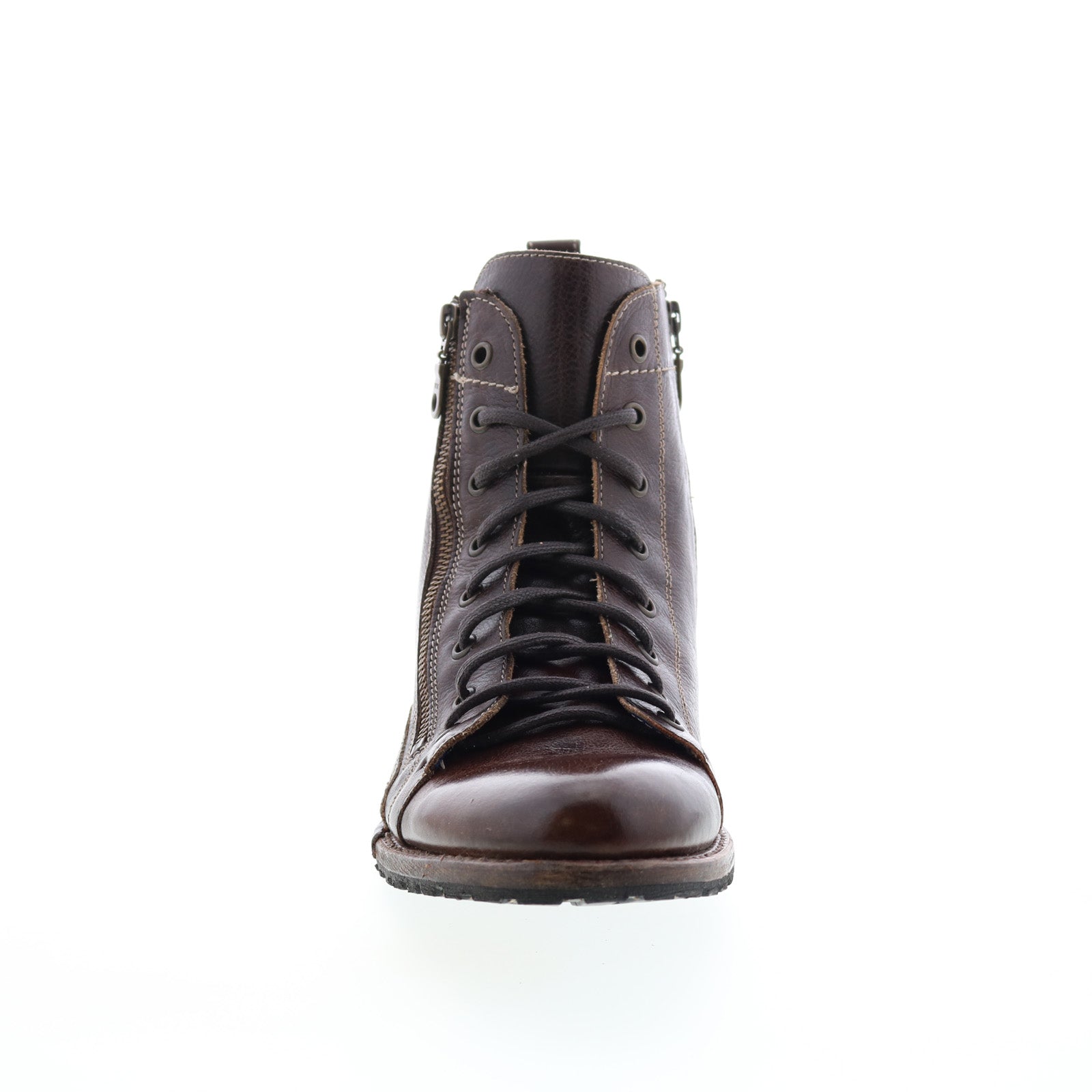 Bed Stu Old Bowen F479014 Mens Brown Leather Lace Up Casual Dress Boots