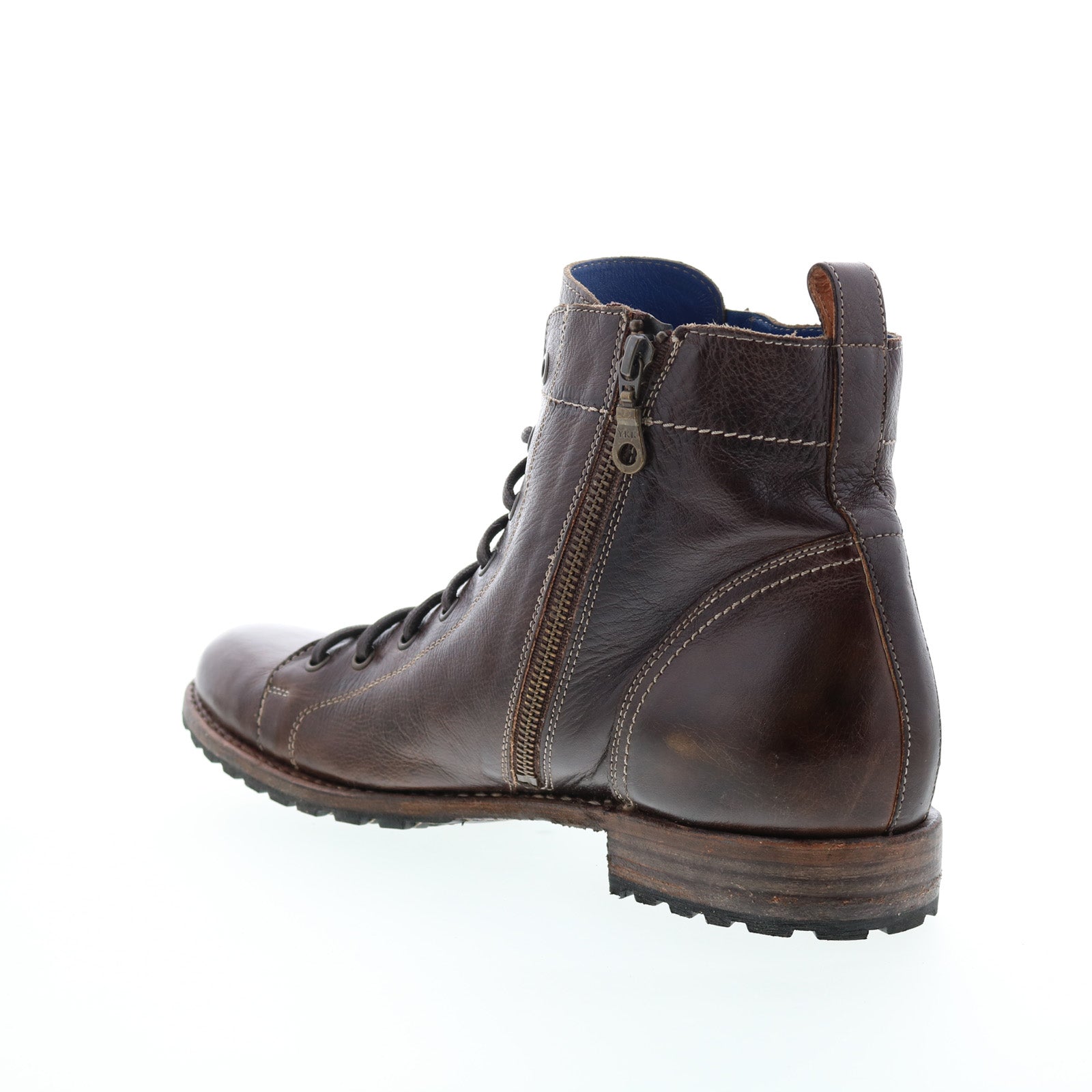 Bed Stu Old Bowen F479014 Mens Brown Leather Lace Up Casual Dress Boots