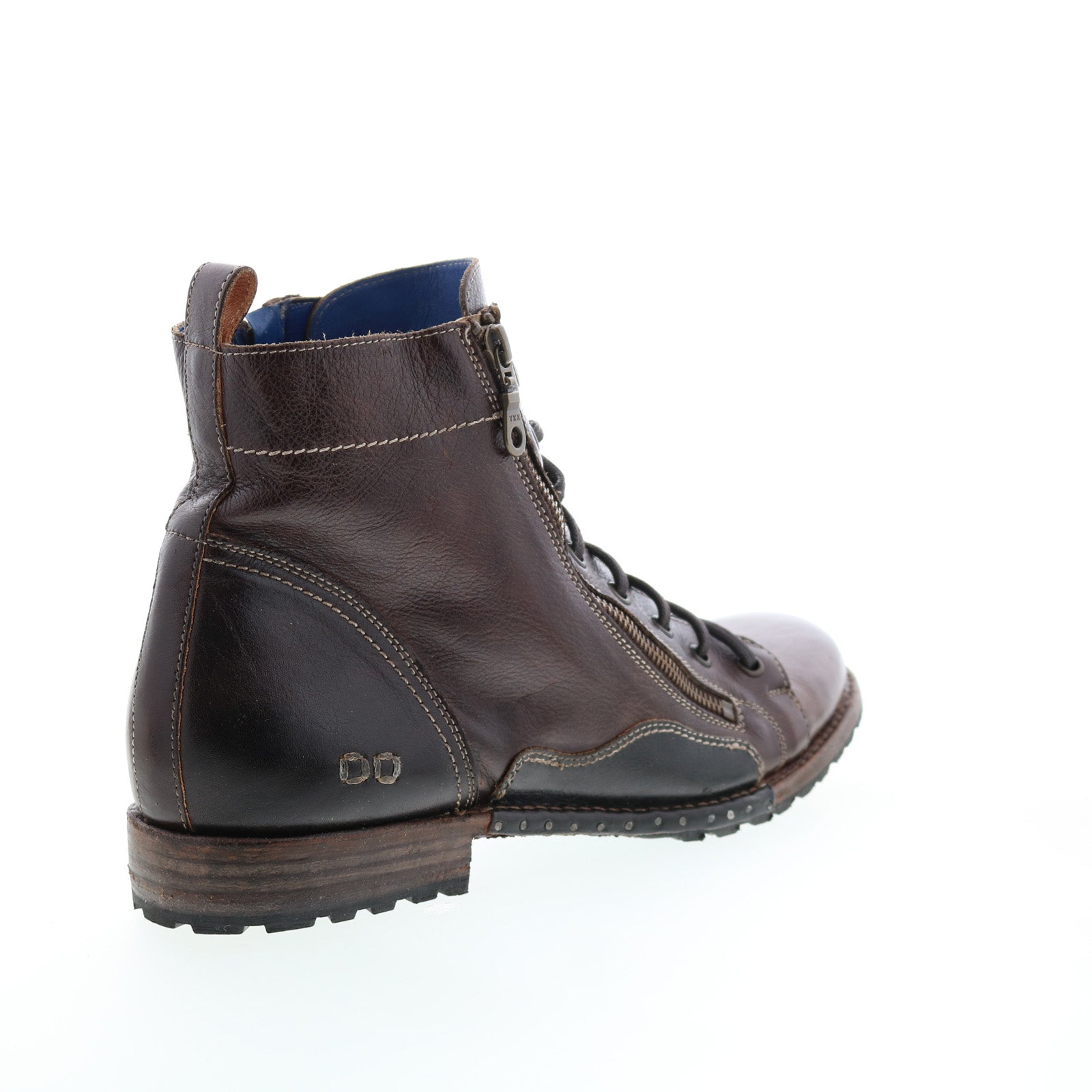 Bed Stu Old Bowen F479014 Mens Brown Leather Lace Up Casual Dress Boots