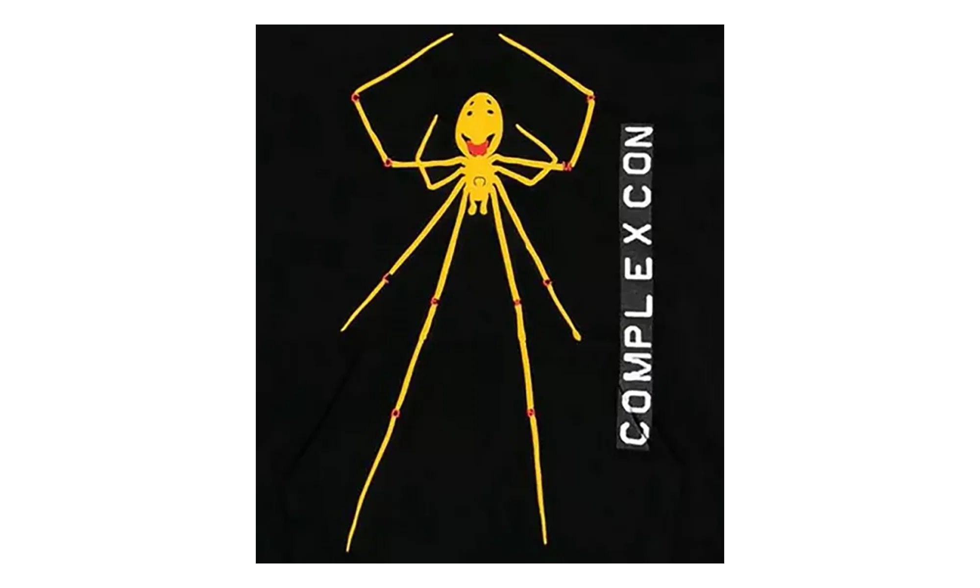 Cactus Plant Flea Market Smiley Spider Hoodie "ComplexCon - Black" CPFM28