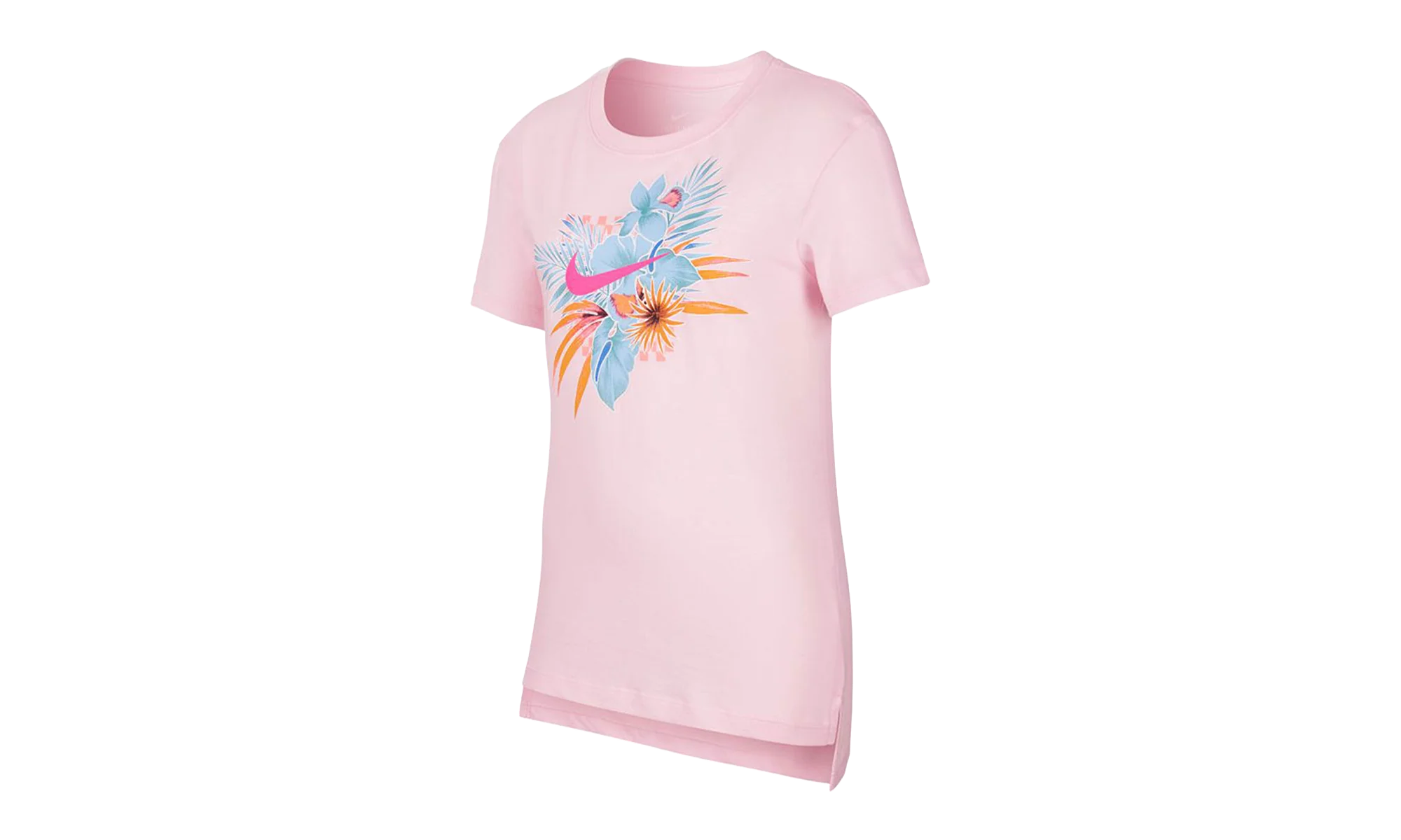 Sportswear Foliage Futura Graphic Tee GS "Pink / Multicolor" BQ0988 663