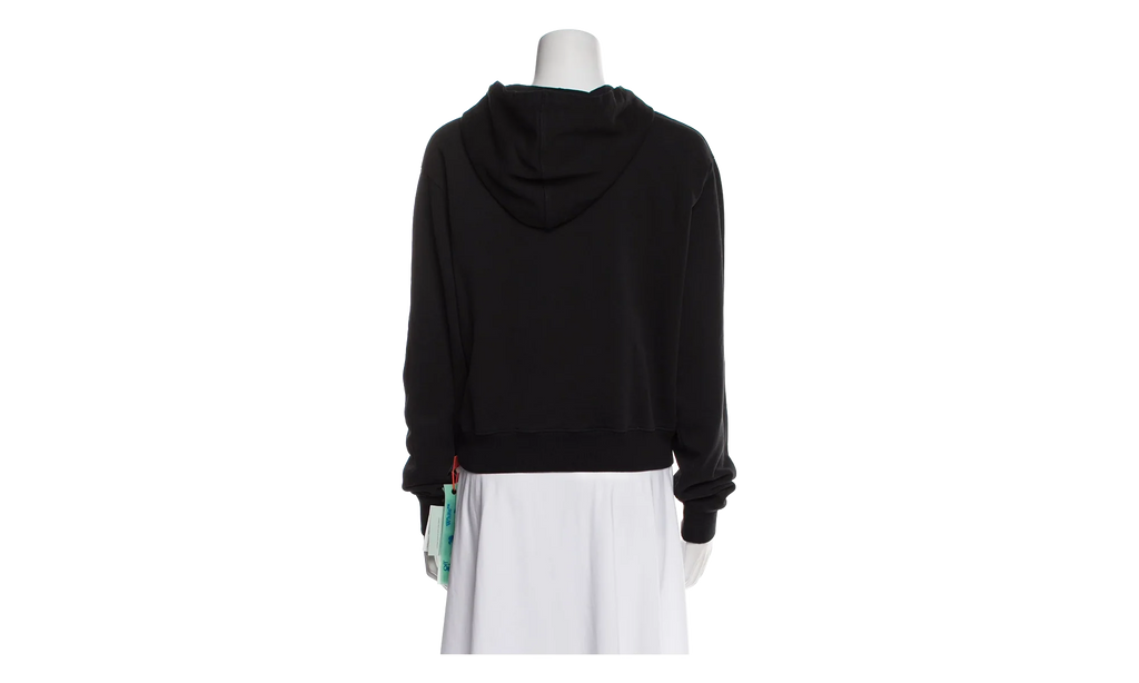 Rainbow Cropped Hoodie "Black / Multicolor" OWBB016R21JER0021084