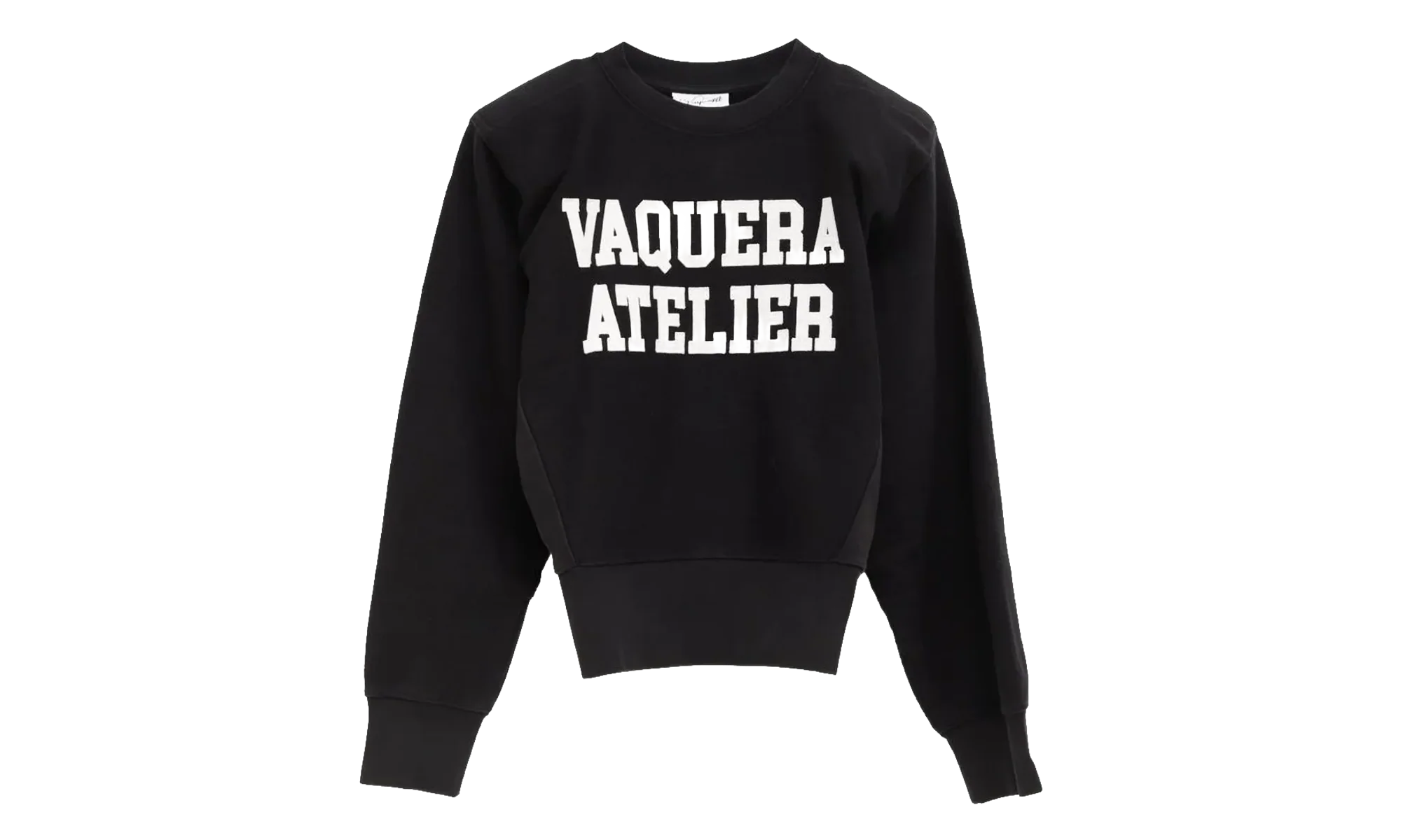 Logo Sweatshirt with Shoulder Pads "Black" VAQ10T015