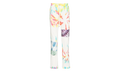 Tie Dye Art Patch Sweatpants "White Multi" MJSP011900