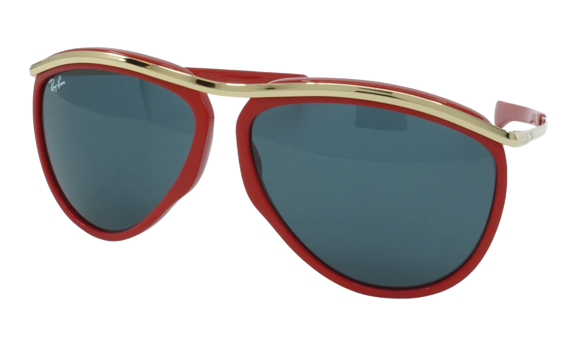 AVIATOR OLYMPIAN SUNGLASSES "POLISHED RED" RB2219-1243R5_59