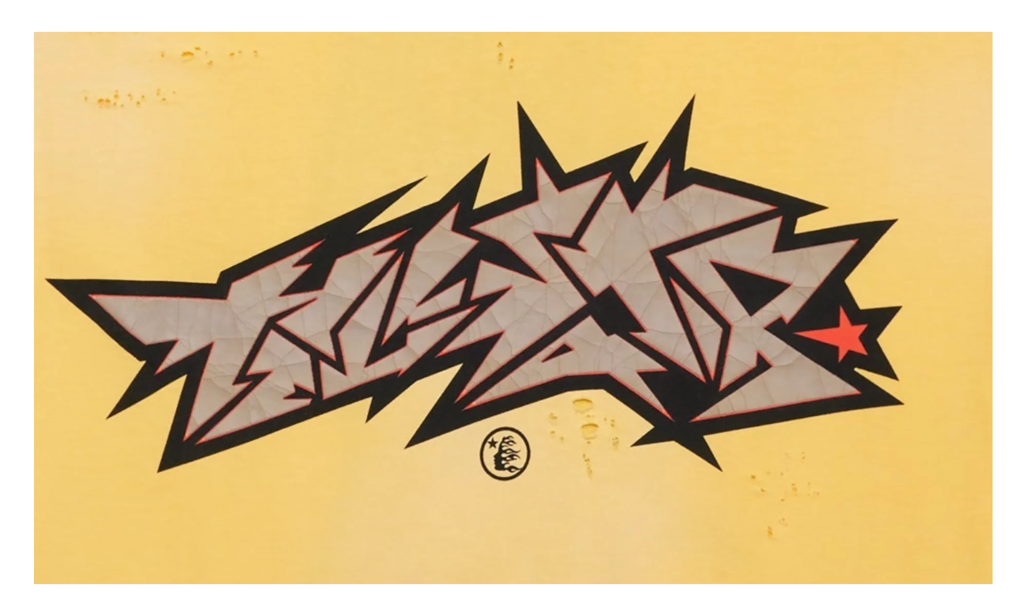 Crack Print Tee "Yellow" HSR205