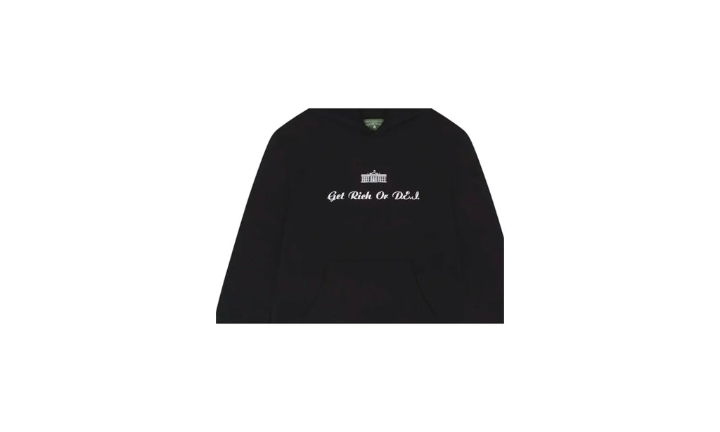 Get Rich or DEI Hoodie "Black" DT342