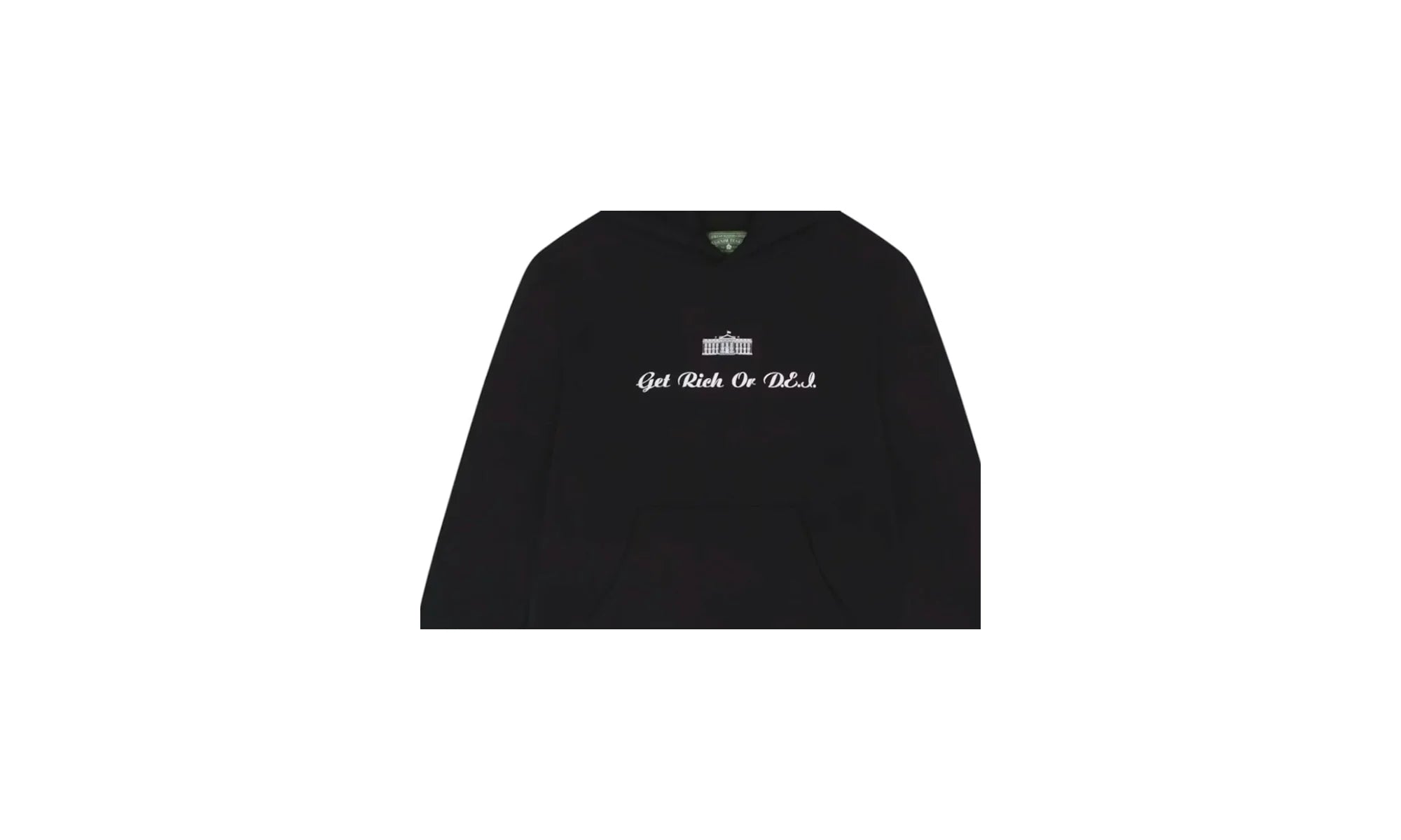 Get Rich or DEI Hoodie "Black" DT342