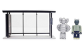 Medicom Bus Stop Series Volume 3 Vinyl Toy "Silver / Green" KAWS202468