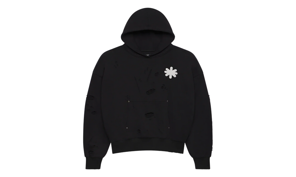DSTRY DBL Layer Logo Hoodie "Black" LST 21 22589 BLK