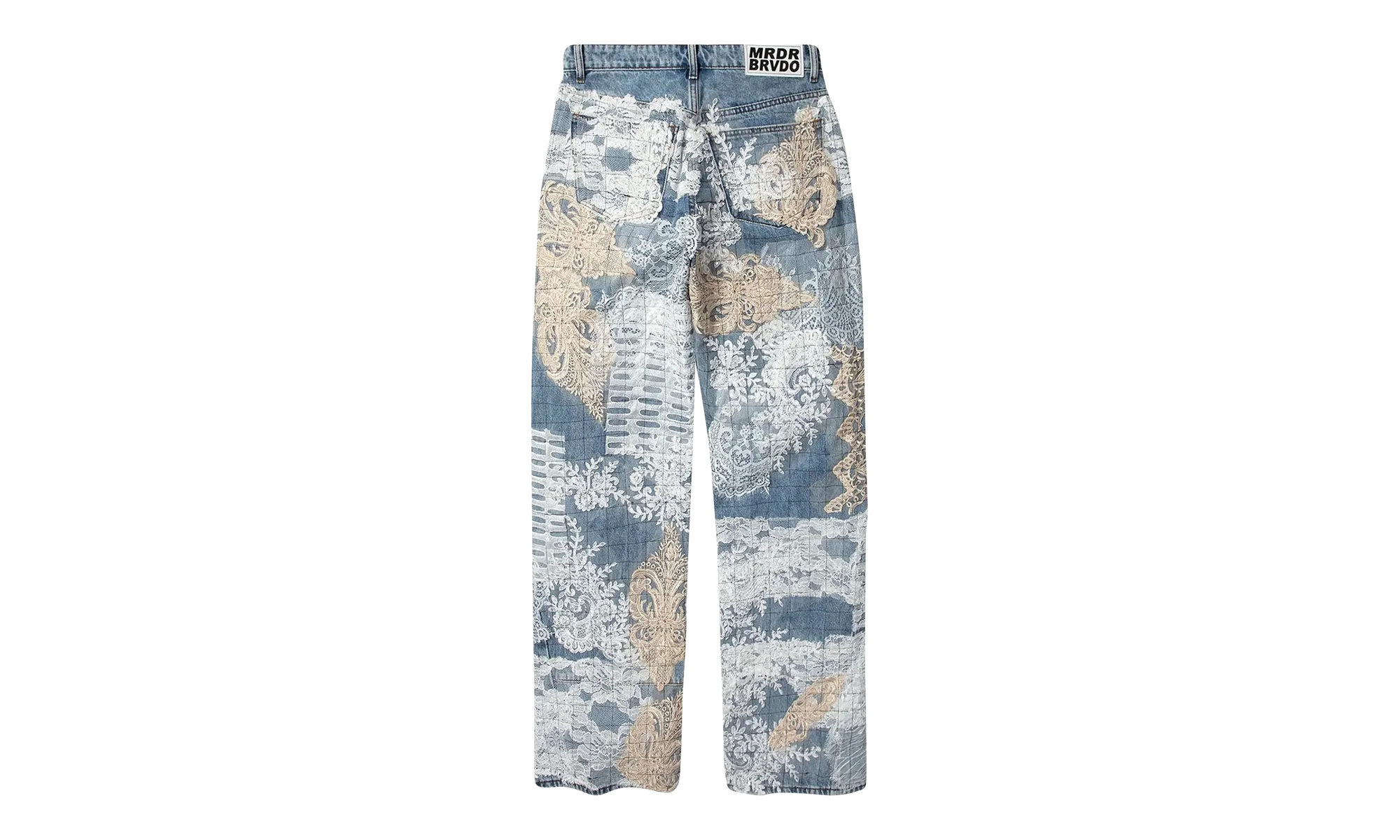 Grid Lace Denim "Sky" WDWFW23007 SKY
