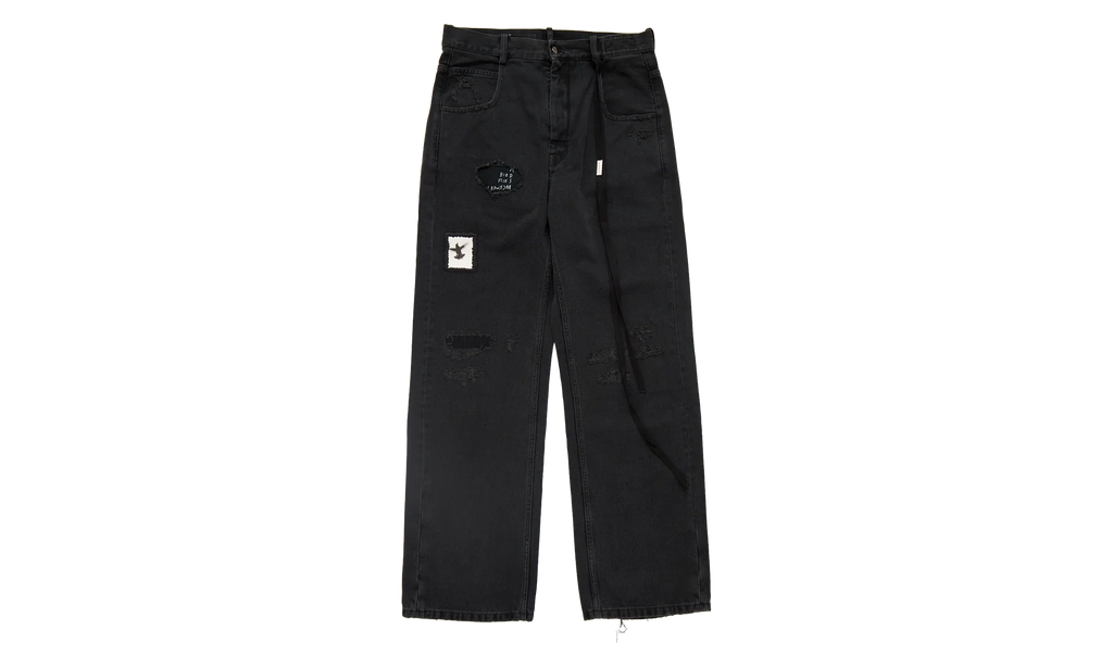 Ronald 5-Pockets Comfort Trousers With Printed Patches "Faded Grey" B0013239FA662070