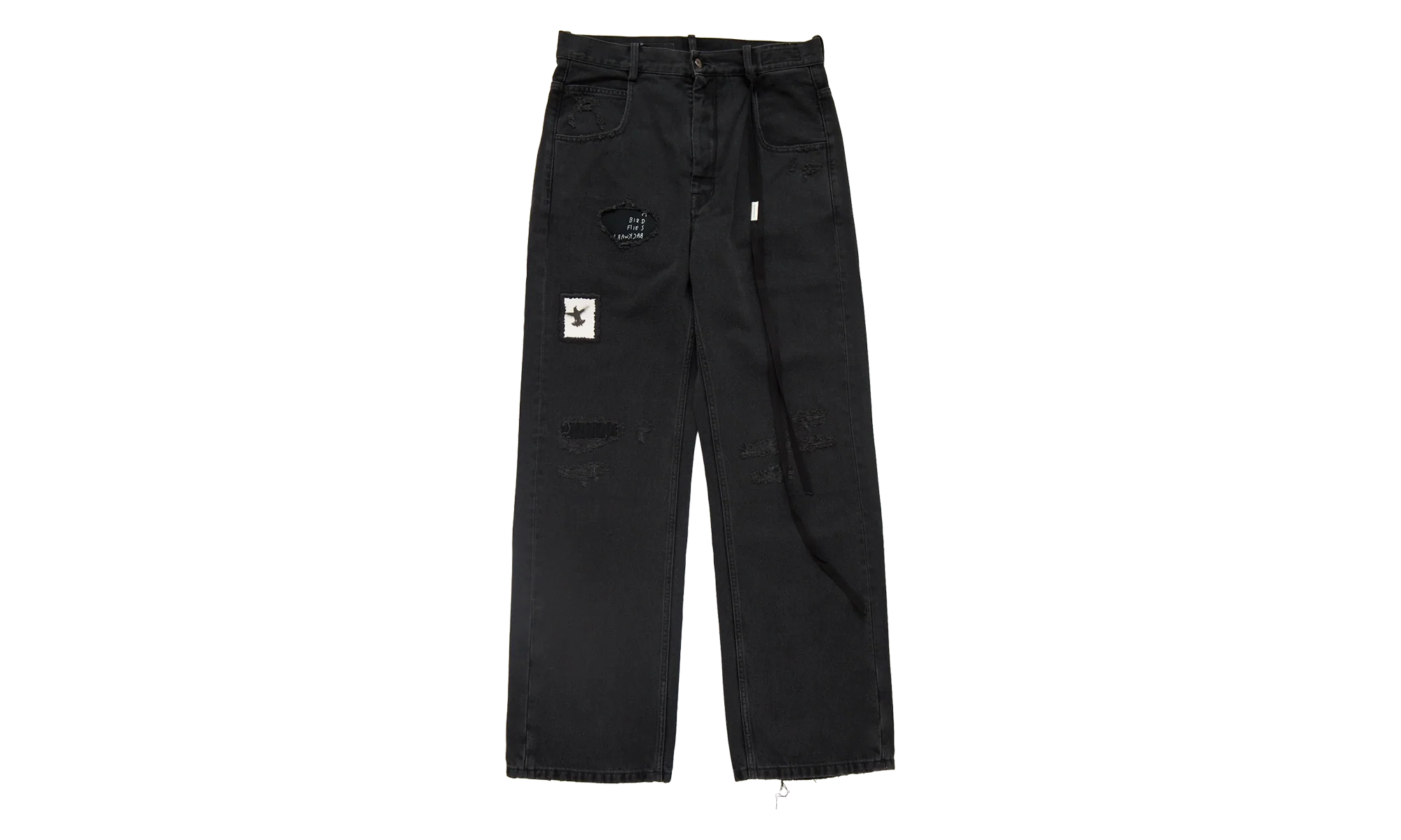 Ronald 5-Pockets Comfort Trousers With Printed Patches "Faded Grey" B0013239FA662070