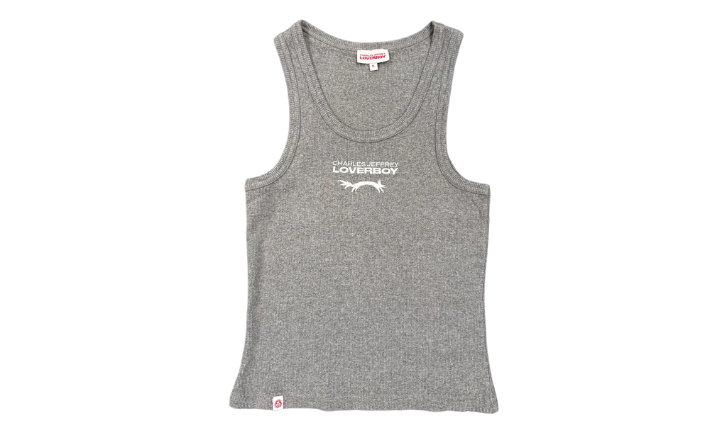 Knitted Logo Tank Top "Grey" 52080702