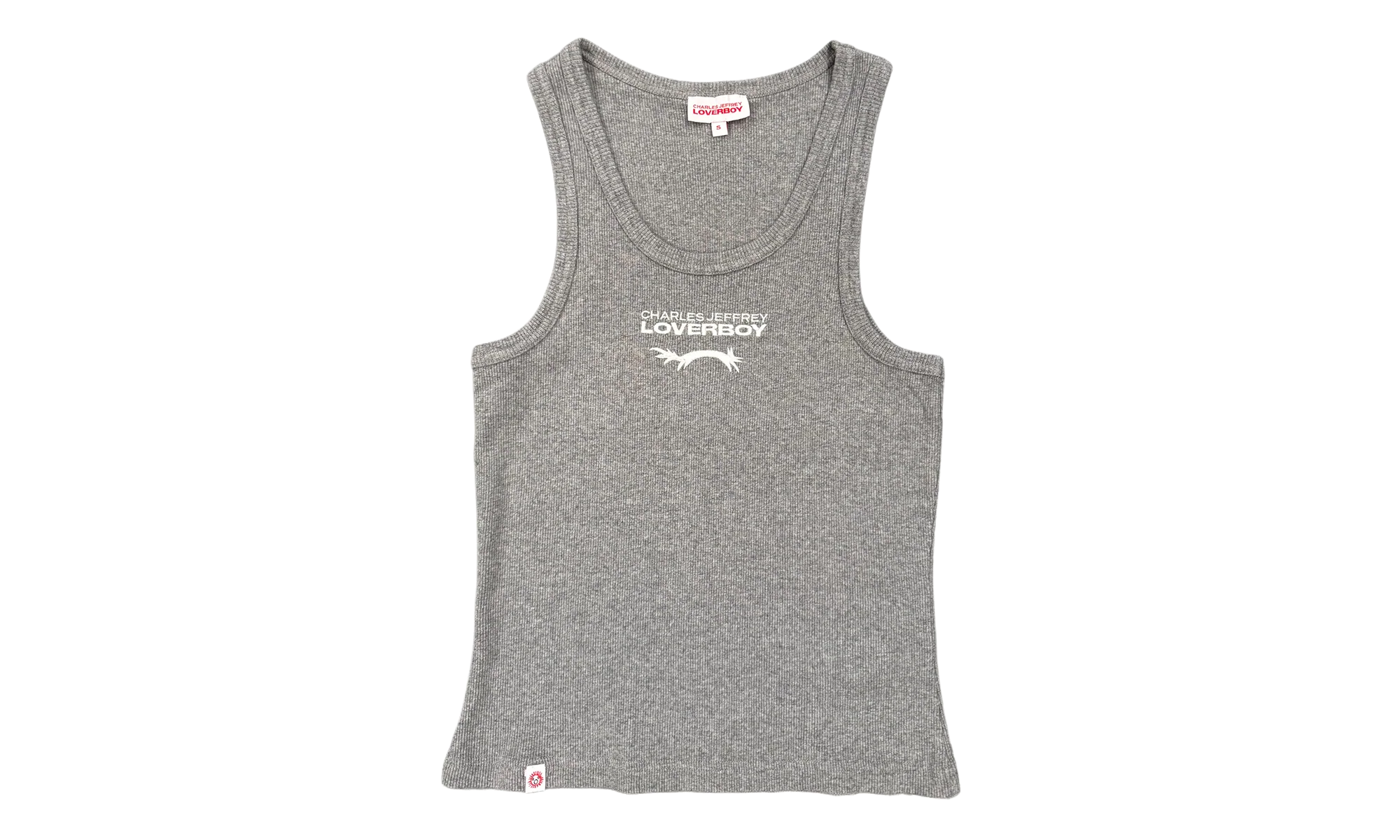 Knitted Logo Tank Top "Grey" 52080702