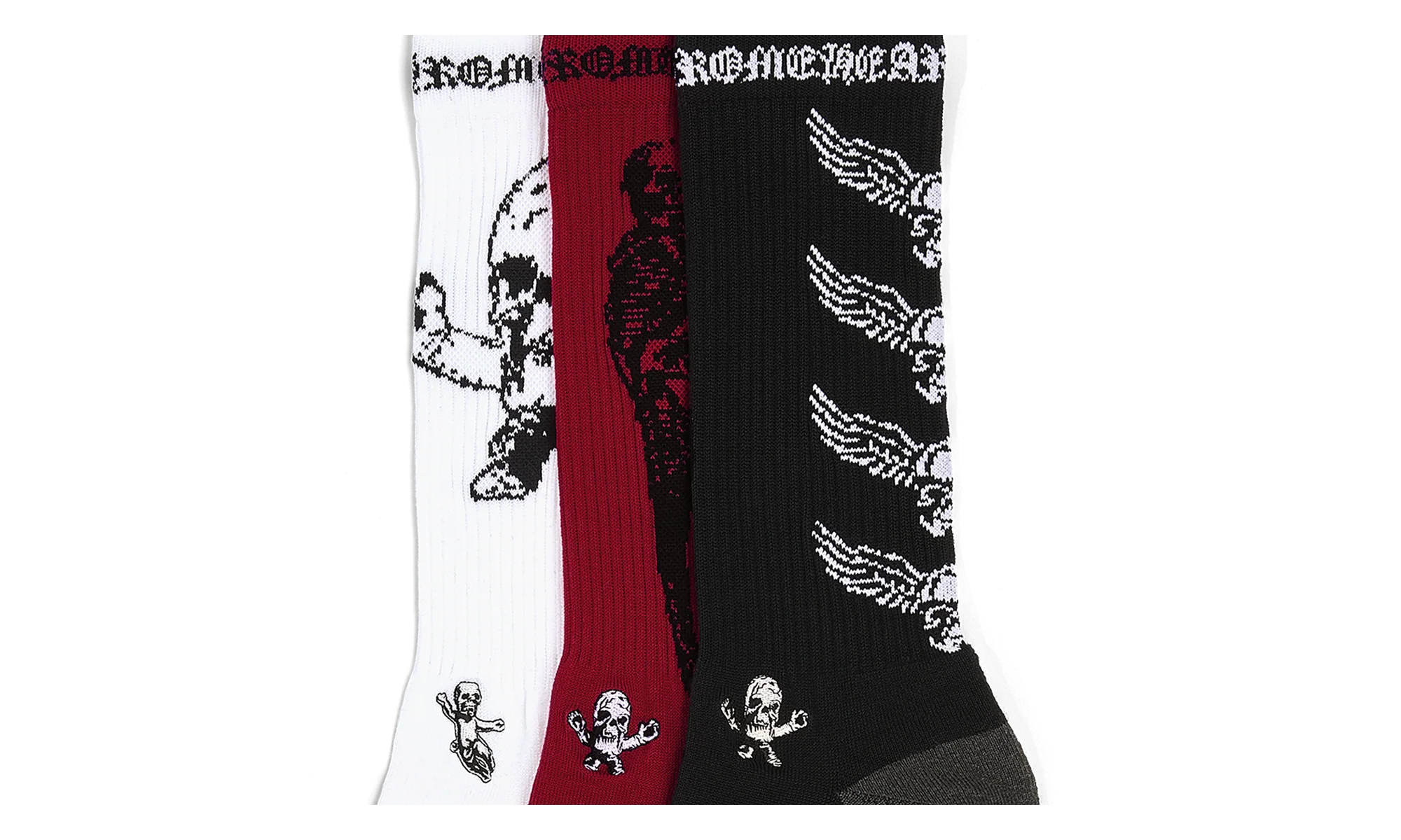 FOTI SOCKS "Multi - Black, White, Red" CHRM0796