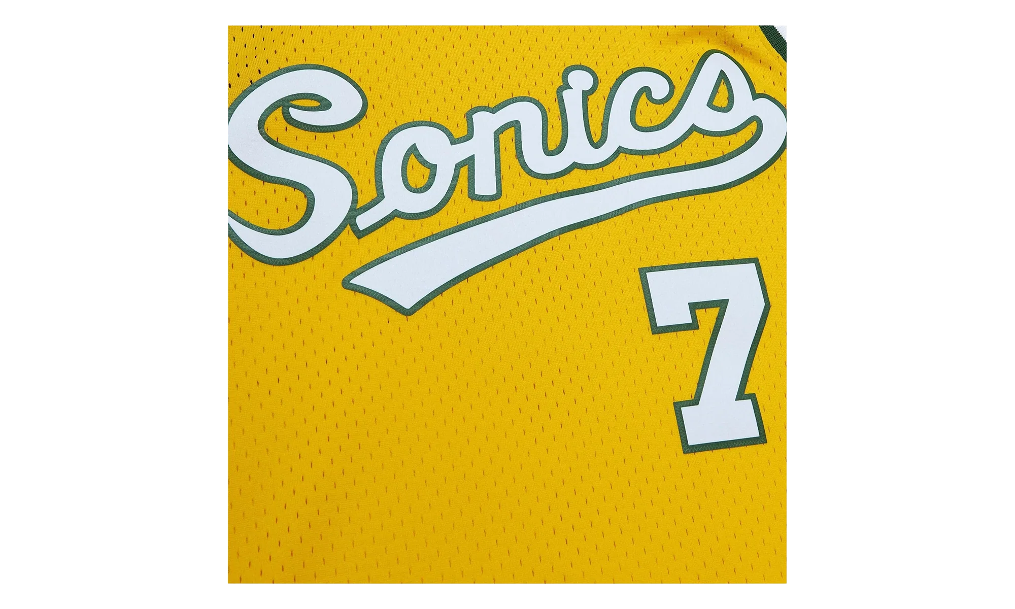 NBA Hardwood Classics Jersey "2003 Seattle Supersonics Rashard Lewis - Yellow" SMJY6203 SSU03RLIYELL