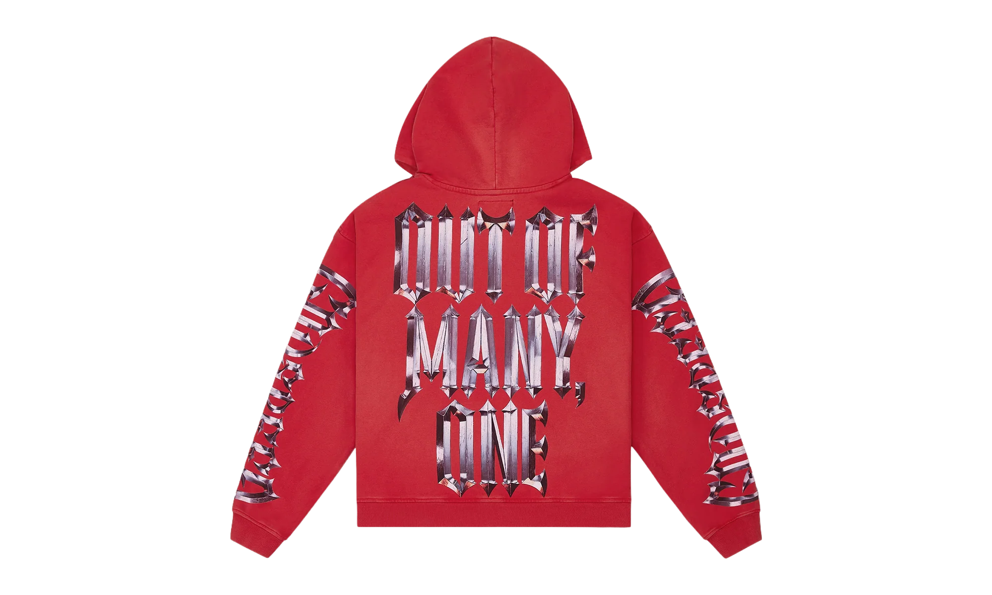 Chrome Motto Hoodie "Red Wash" 9GQZJVR0