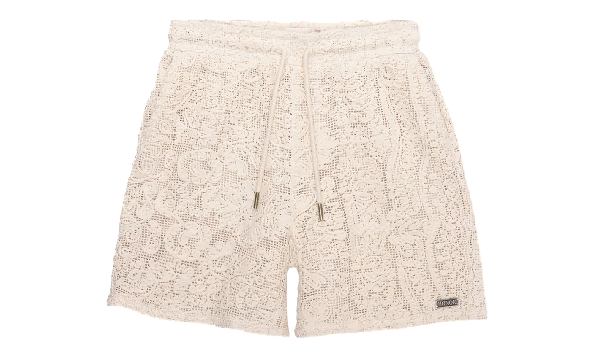 Mind Maze Crochet Shorts "Natural" HTG260127 NAT