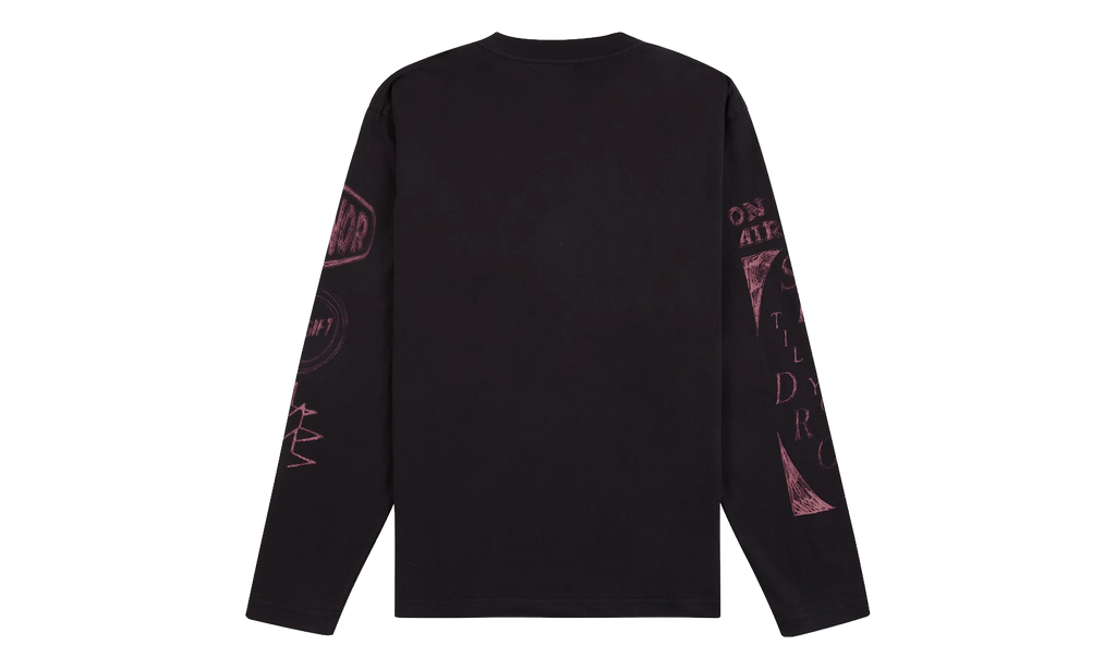 Night Skate Long-Sleeve Tee "Black" HTG250498 BLAC