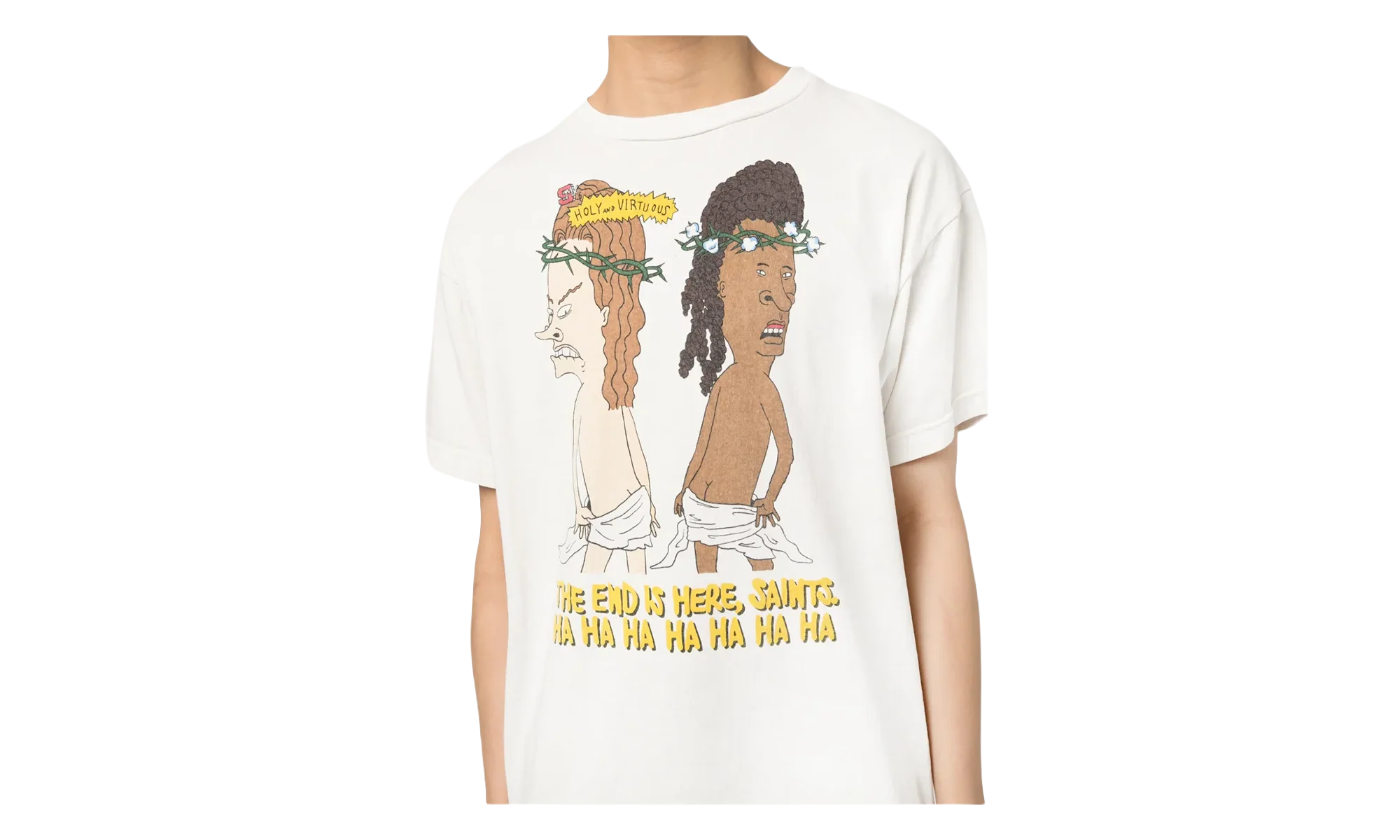 Holy And Virtuous Tee "White" SM A23 0000 C2
