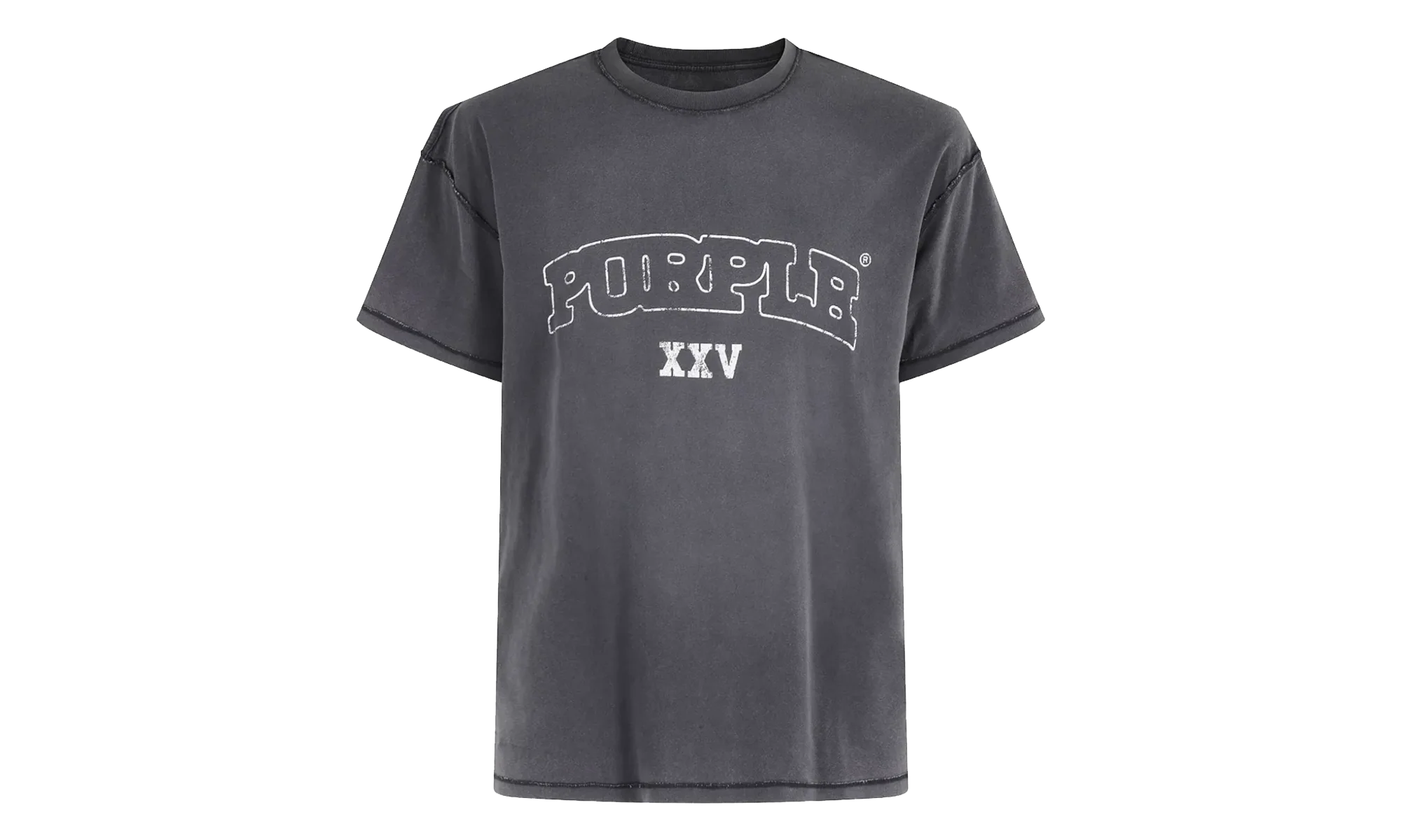 Textured Inside Out Tee "Black" P101 TBSO425