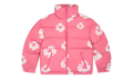 Cotton Wreath Puffer Down Jacket "Pink" DT336
