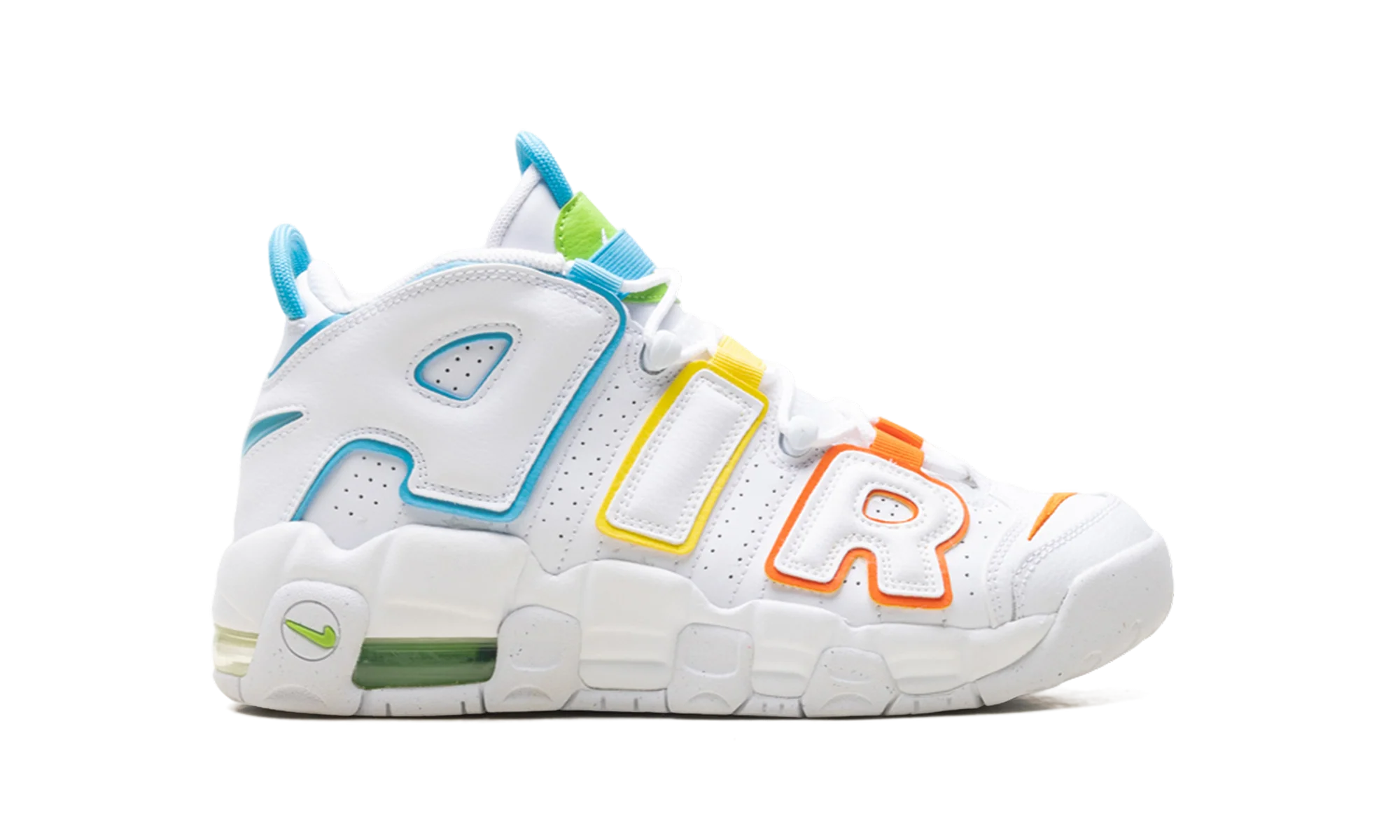 Air More Uptempo GS "White Multi-Color" FJ4624 100