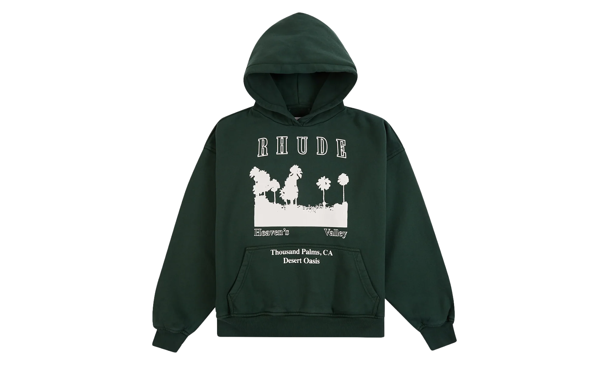 Thousand Palms Hoodie "Vintage Forest Green" RHFW25HO05012-3165