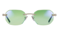 Hustler Rimless Drill Mount 24KT "White Gold / Neon Green Flash Purple" DMHU2 0051 44D3