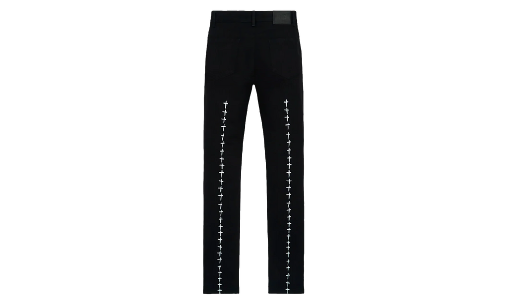 Bryant Skinny Jeans "Black White Cross" MEXOD1276 J1205BKWCR