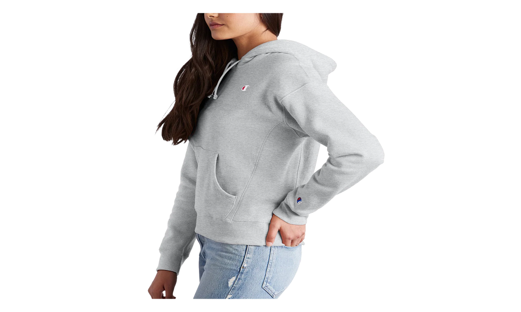 Reverse Weave Fleece Pullover Hoodie WMNS "Oxford Grey" GF757 806