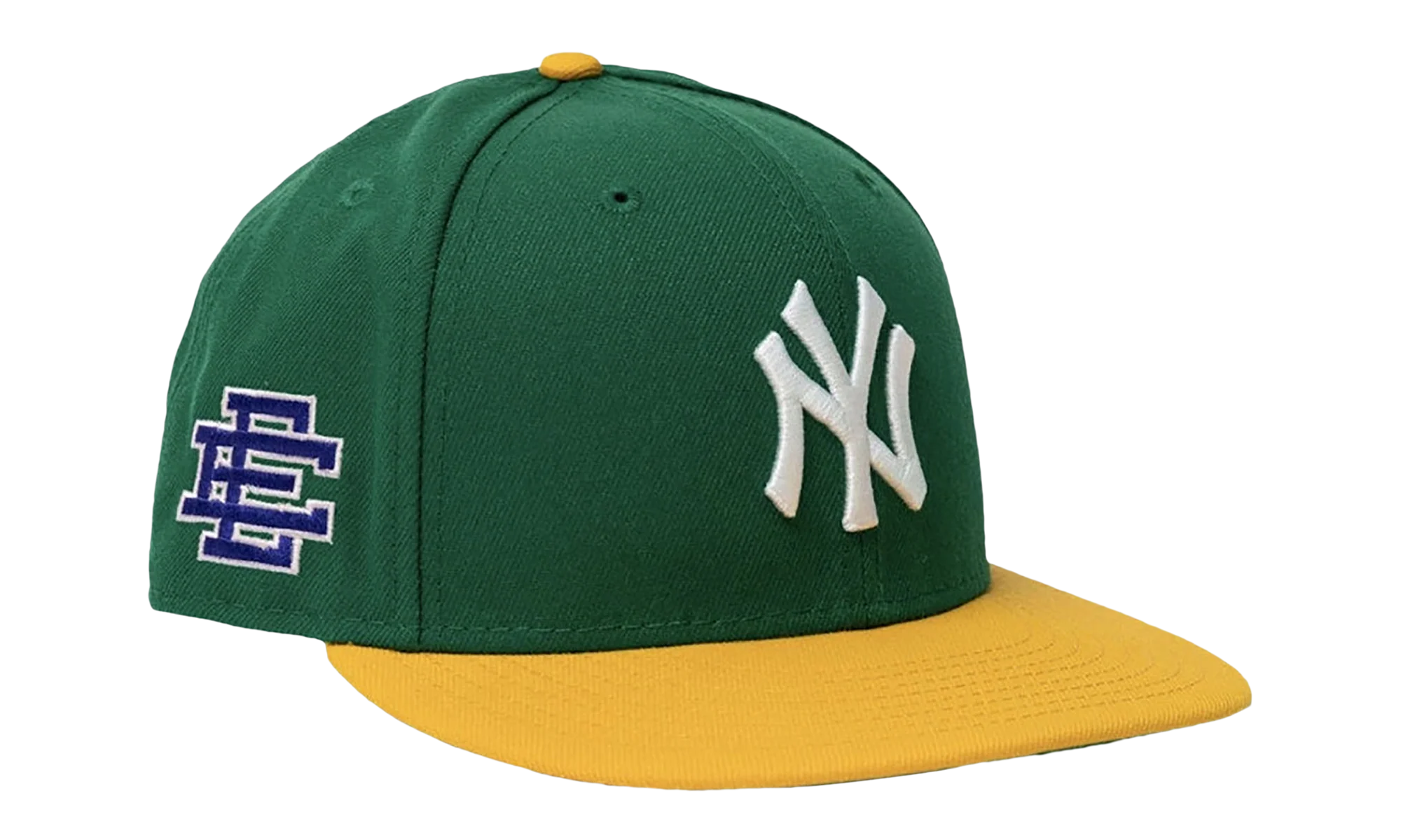 59FIFTY MLB FW21 NY YANKEES FITTED HAT "ERIC EMANUEL - Green/ Yellow" EE425