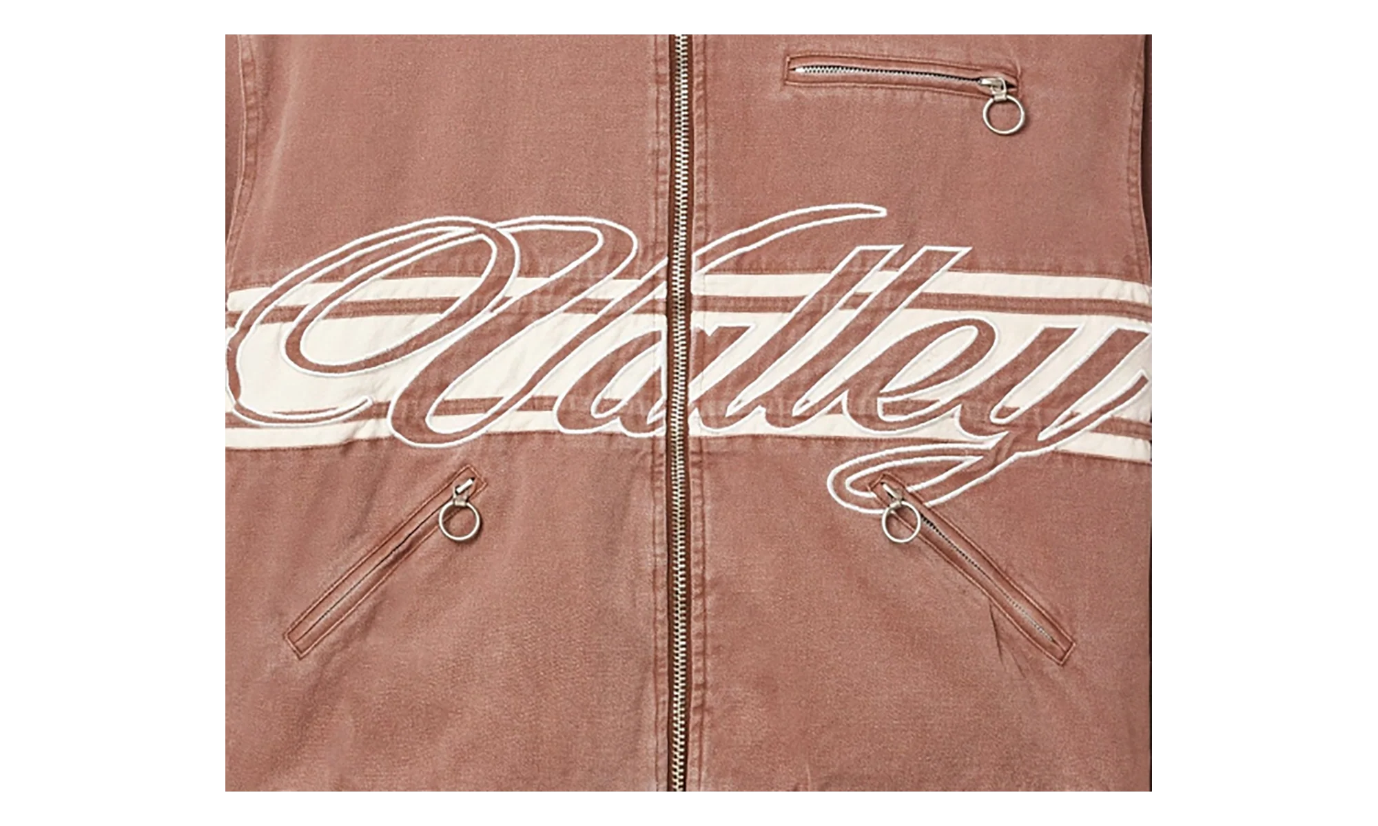 Cursive Trucker Jacket "Brown" VAL122