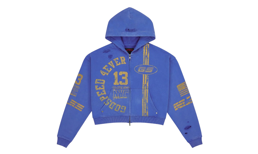 Roadster Zip Hoodie "Blue / Yellow" GS072