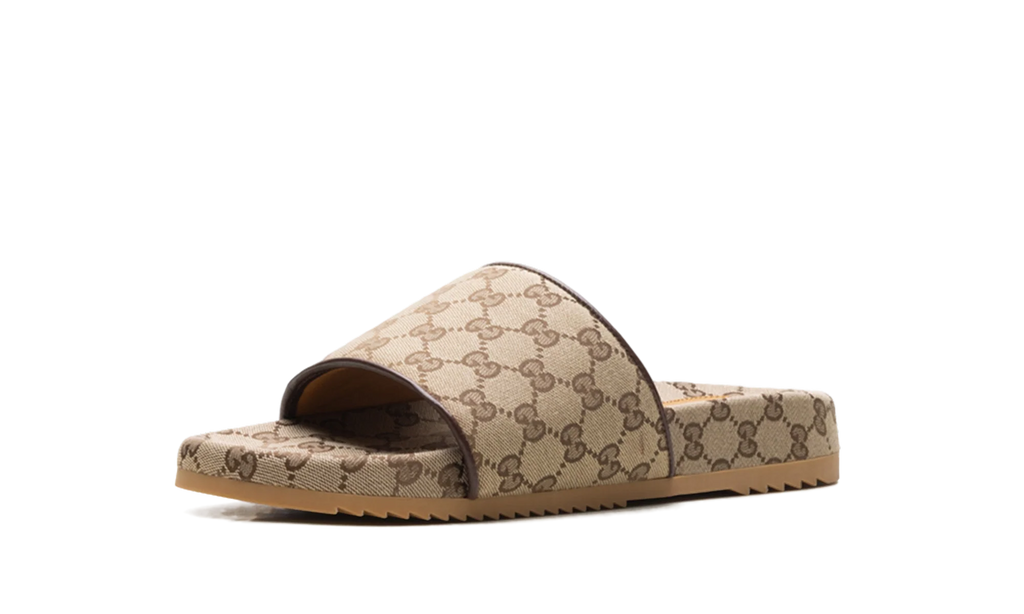 GG Slide "Beige Canvas" 624695 H6320 9763
