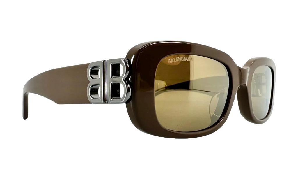 Acetate BB Hinge Oval Frame Sunglasses "Brown" BB0310SK 004