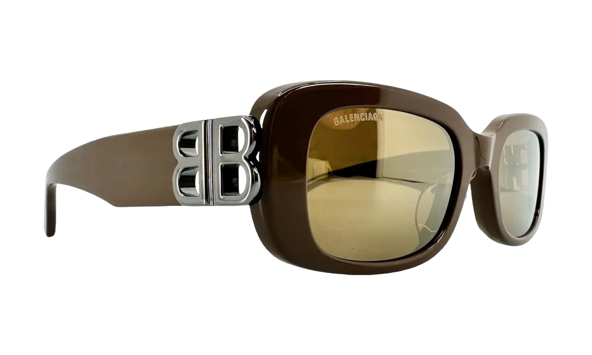 Acetate BB Hinge Oval Frame Sunglasses "Brown" BB0310SK 004