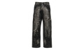 Hard-Washed Damaged Denim Pants "Black" TC25PT2002