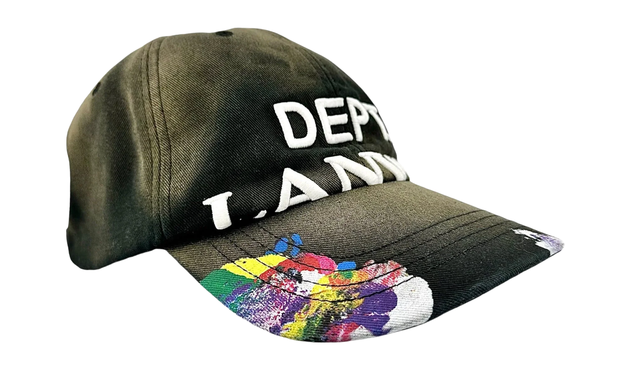 Paint Splatter Strapback Hat "Lanvin - Black" GDXLPSSHB