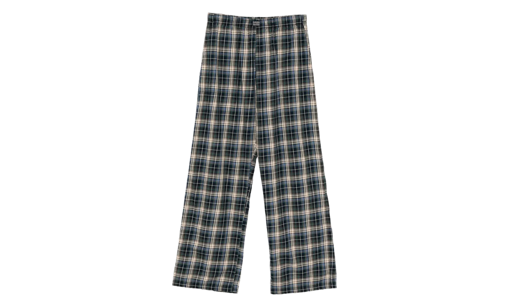 Plaid Lounge Pants "Blue" ERL11P013