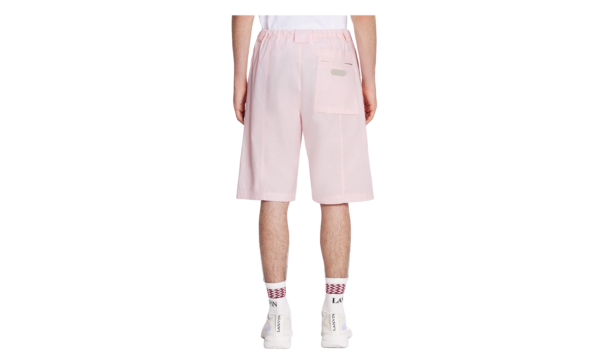 PARACHUTE SHORTS WITH ZIPPERS "ROSÉ" RM TR0040 5704 P24 520