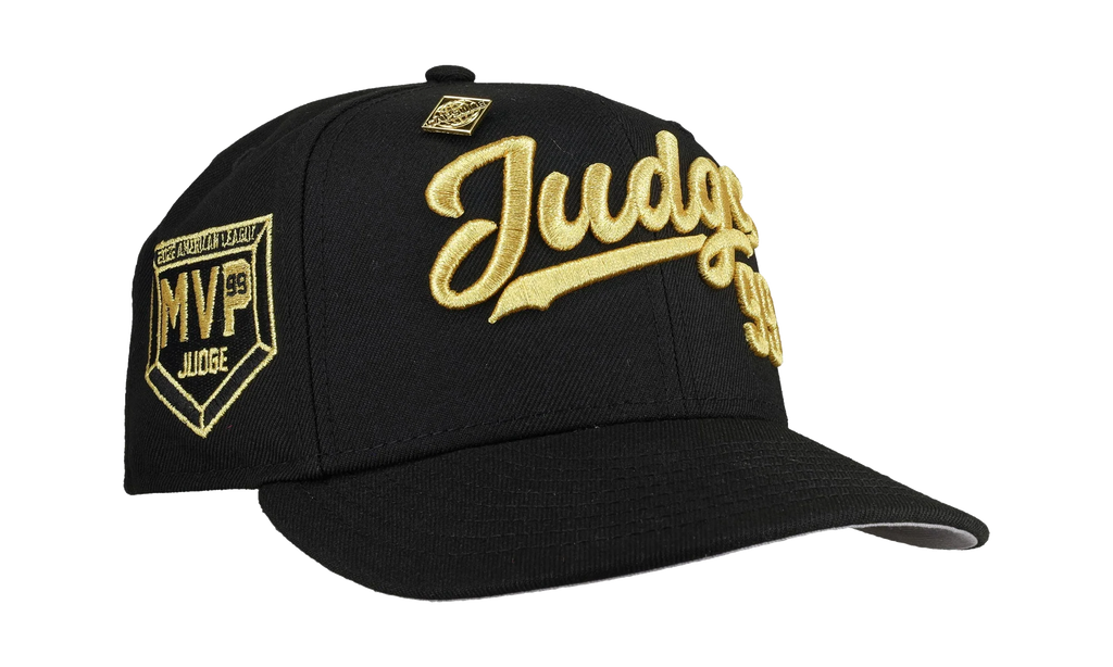 59FIFTY New York Yankees Aaron Judge MVP Fitted Hat "Black / Gold" NE276