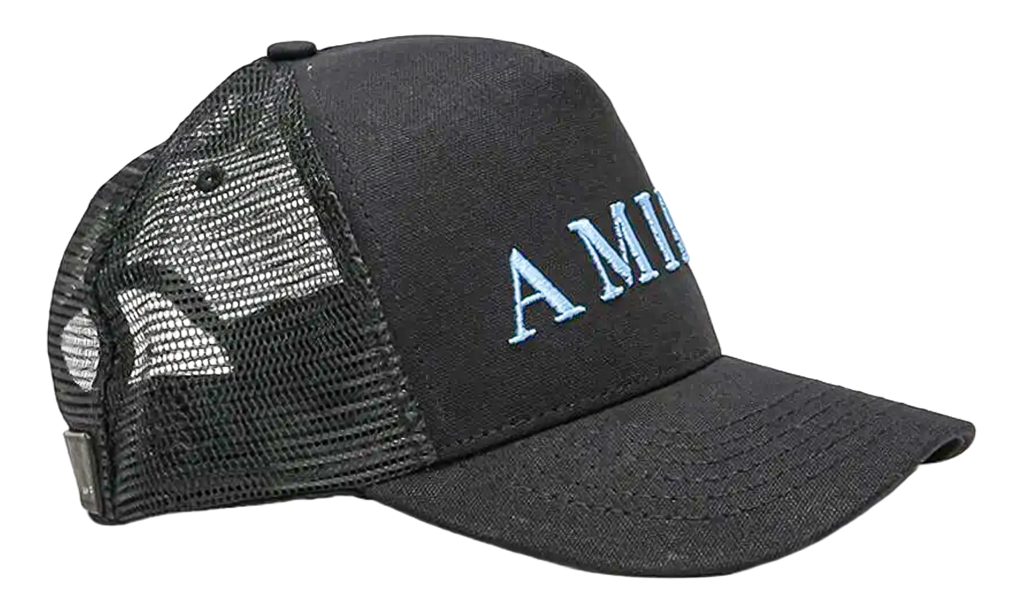 Logo Trucker Hat "Black / Carolina Blue" PS23MAH049 864 BLAC