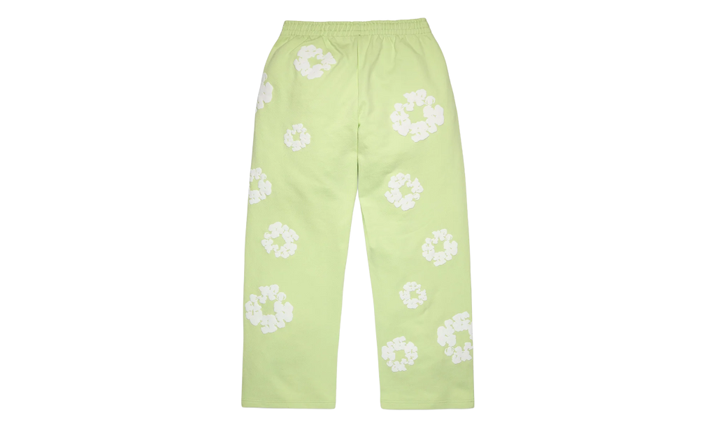 Cotton Wreath Baggy Sweatpants "Mint" DT617
