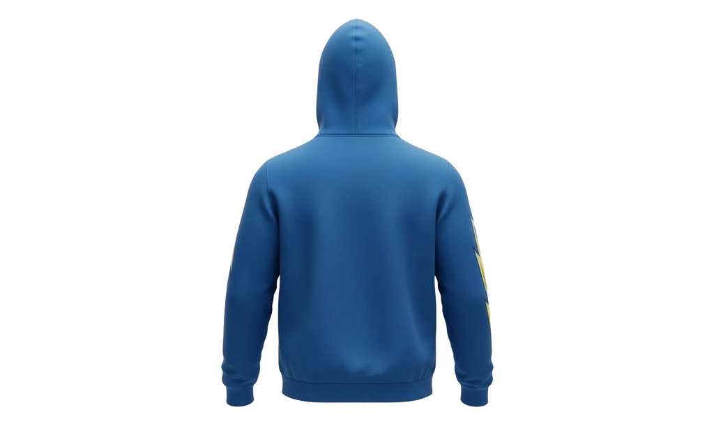 EE HOODIE "Lighting Bolt Blue" EE665