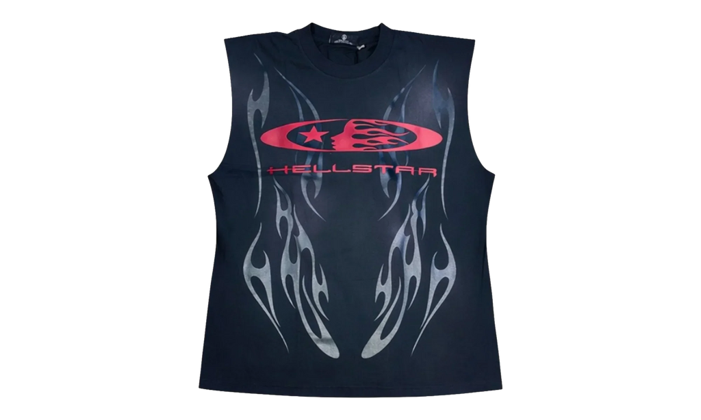Flame Sleeveless T-Shirt "Grey" HSR191
