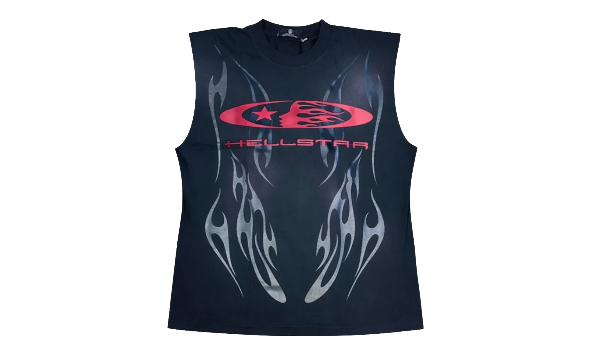 Flame Sleeveless T-Shirt "Grey" HSR191